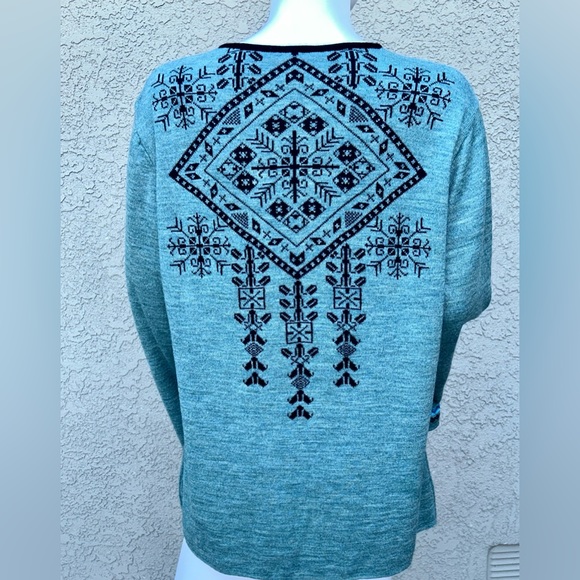 Tey-Art Alpaca Blend Cardigan sz XXL - Picture 5 of 16